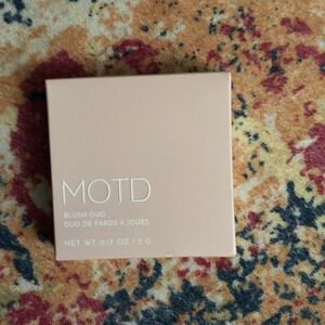 MOTD Blush Duo Pink Lace Two Toned Soft Powder Vegan Cosmetics 0.17oz New